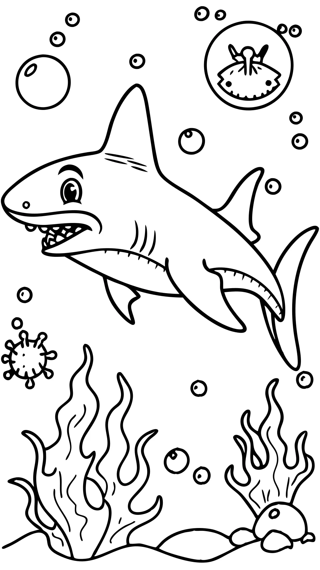 hammerhead coloring pages